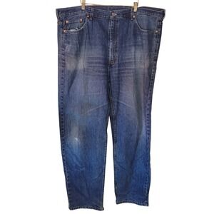 Levis 550 Relaxed Fit Tapered Leg Blue Jeans Mens 44x34 Medium Wash Vintage Plus